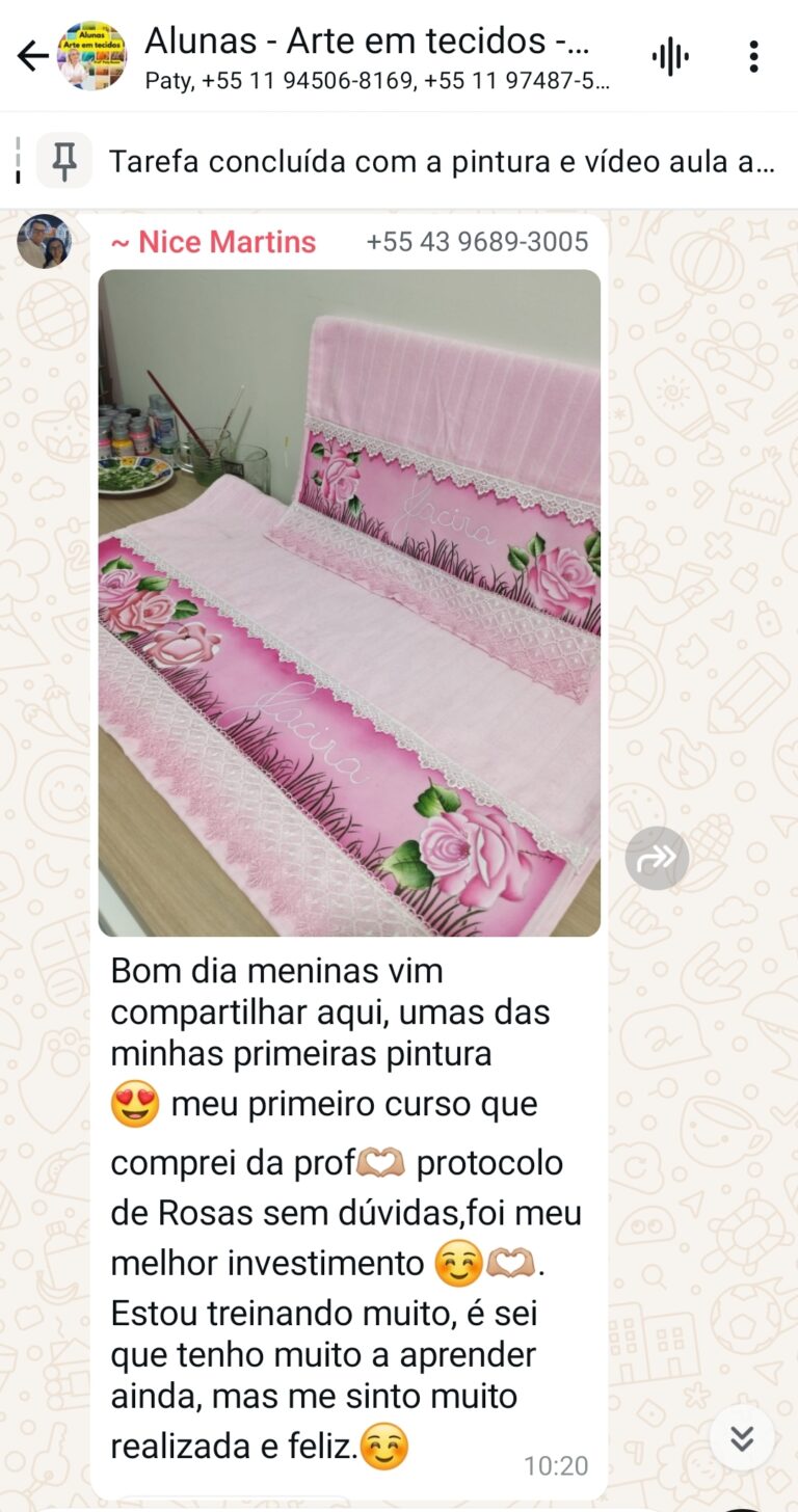 prot rosas melhor investimento - primeiras pinturas
